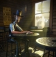 Cowboy at saloon